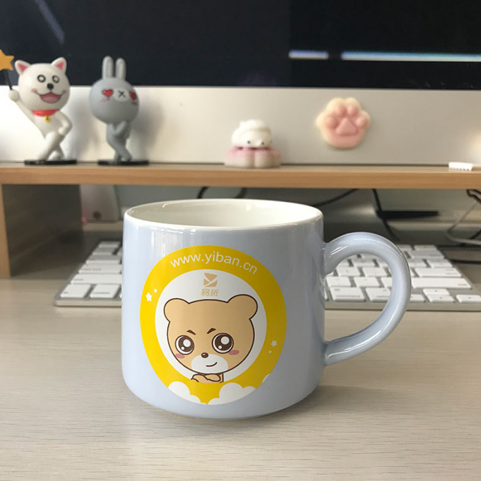 标准款易班熊马克杯水杯杯子